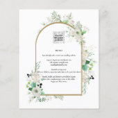 Summer White Roses Emerald Sage Greenerity WEDDING (Rückseite)