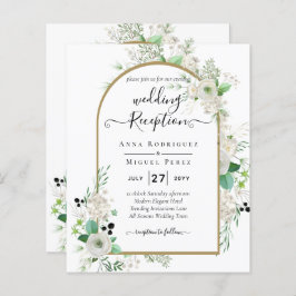 Summer White Roses Emerald Sage Greenerity WEDDING