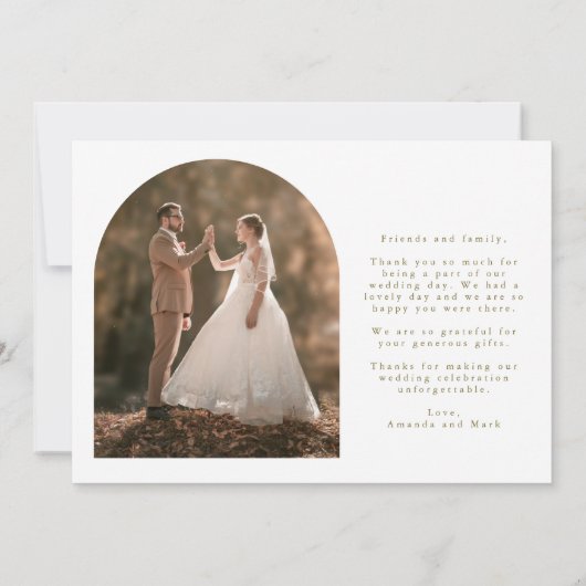 Summer Widlflower Boho Wedding Vielen Dank Dankeskarte (Rückseite)