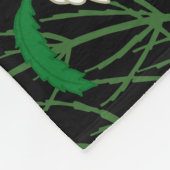 Summer Wild Blume Nahtlose Sketch Fleecedecke (Ecke)
