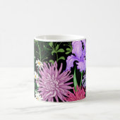 Summer Wild Blume Nahtlose Sketch Kaffeetasse (Mittel)