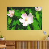 Summer Wild Rose Leinwanddruck (Insitu (Wohnzimmer))
