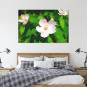 Summer Wild Rose Leinwanddruck (Insitu (Schlafzimmer))