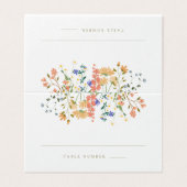 Summer Wildblume Boho Wedding (Außenseite Aufgefaltet)