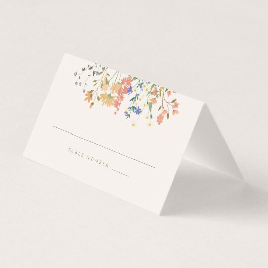 Summer Wildblume Boho Wedding (Rückseite)