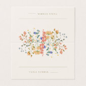 Summer Wildblume Boho Wedding (Außenseite Aufgefaltet)