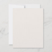 Summer Wildblume Boho Wedding Einladung (Rückseite)