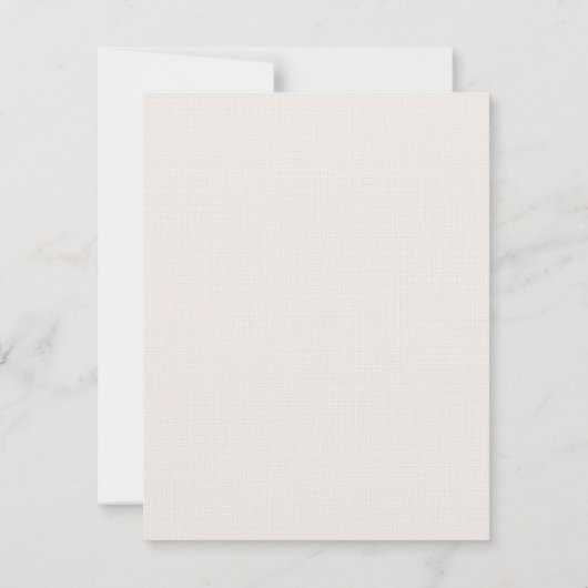 Summer Wildblume Boho Wedding Einladung (Rückseite)