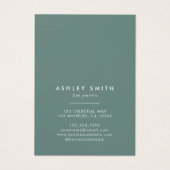 Summer Wildblume Earring Necklace Display Card (Rückseite)