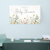 Summer Wildblume Field Baby Dusche Banner (Messeveranstaltung)