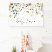Summer Wildblume Field Baby Dusche Banner (InSitu)