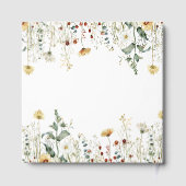 Summer Wildblume Field Baby Dusche Gästebuch (Rückseite)