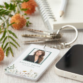 Summer Wildblume Field Employee ID Schlüsselanhänger (Vorderseite rechts)