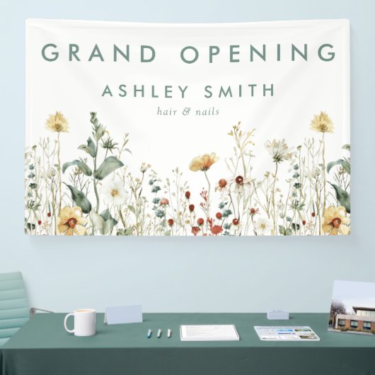 Summer Wildblume Field Grand Opening Banner (Messe)