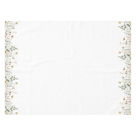 Summer Wildblume Field Tableclout Tischdecke (Vorderseite (Horizontal))