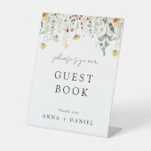 Summer Wildblume Field Wedbook Sockelschild (Vorderseite)