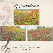 Summer Wildblume Fields | Schwergewicht Geschenkpapier Set