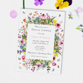 Summer Wildblume Garden Brautparty Einladung