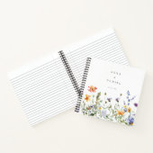 Summer Wildblume Garden Wedbook Notizblock (Innenseite)