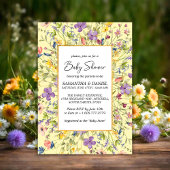 Summer Wildblume Meadow Baby Dusche Einladung