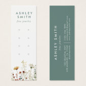 Summer-Wildblume-Mehrfach-Earlycard (Vorne & Hinten)