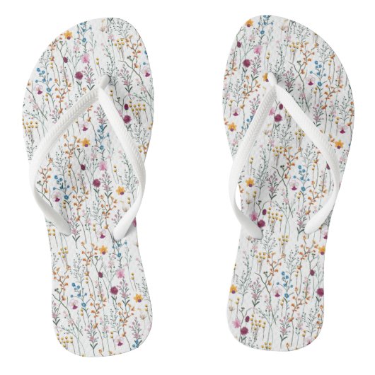 Summer Wildblume Pattern Badesandalen (Fußbett)