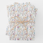 Summer Wildblume Pattern Geschenkpapier Set (Beispiel)