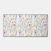 Summer Wildblume Pattern Schreibtischunterlage (Vorderseite)