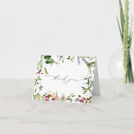 Summer Wildblume Vielen Dank Dankeskarte