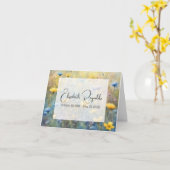 Summer Wildblumen Beileid Vielen Dank Karte (Gelbe Blume)