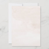 Summer Wildblumen Bridal Dusche Einladung (Rückseite)