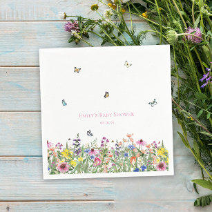 Summer Wildblumen & Butterflies Kinderdusche Serviette