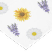 Summer Wildblumen Floral Daisy Dahilia Lavender Tischdecke (Schrägansicht)