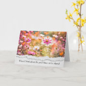 Summer Wildblumen Freundschaftskarte Karte (Gelbe Blume)