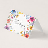 Summer Wildblumen Kinderdusche Danke Karte (Vorderseite)