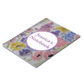 Summer Wildblumen Spiral Notebook Notizblock (Linke Seite)