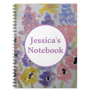 Summer Wildblumen Spiral Notebook Notizblock
