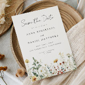 Summer Wildflower Field Save The Date