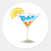 Summer Wine Glass Stickers (Vorderseite)