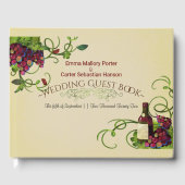 Summer Wine Vineyard Romantisches Gästebuch (Vorderseite)