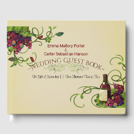 Summer Wine Vineyard Romantisches Gästebuch