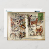 Summer & Winter Wildlife Postkarte (Vorne/Hinten)