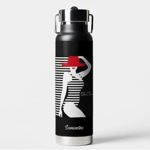 Summer Woman Individuelle Name Trinkflasche