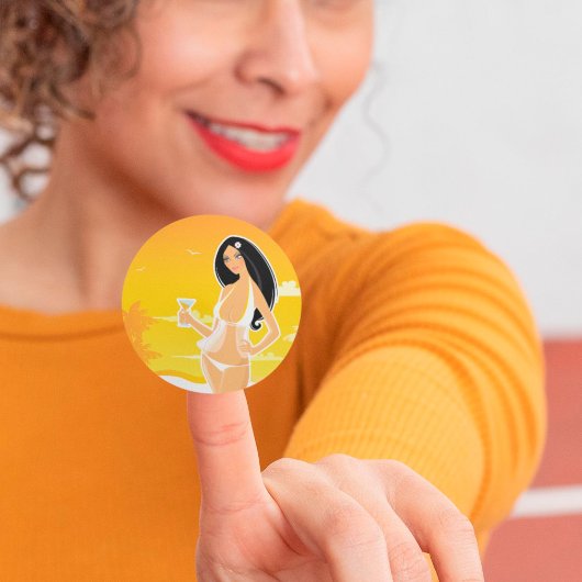 Summer Woman Stickers