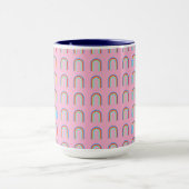 Summer Women's Elegant Boho Rainbow Tasse (Zentrum)