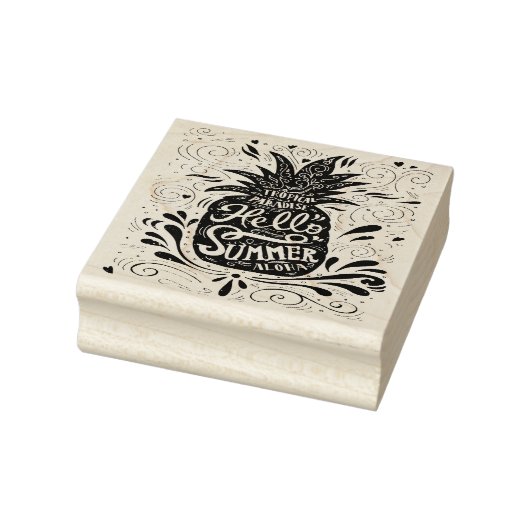 Summer Wood Art Rubber Briefmarke Gummistempel (Stempel)