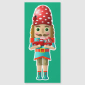 Summer Woodland Nutcracker mit Little Red Truck Magnetkarte (Vorderseite)