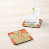Summer Words Cocktails und Hibiskus-Untersetzer Untersetzer (Rechte Seite)