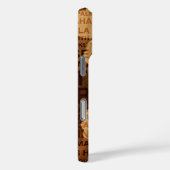 Summer Words Hawaiian Hibiskus Imitate Holz  Case-Mate iPhone Hülle (Rückseite / Rechts)