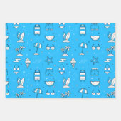 Summer Wrapping Paper Set Geschenkpapier Set (Vorderseite 2)
